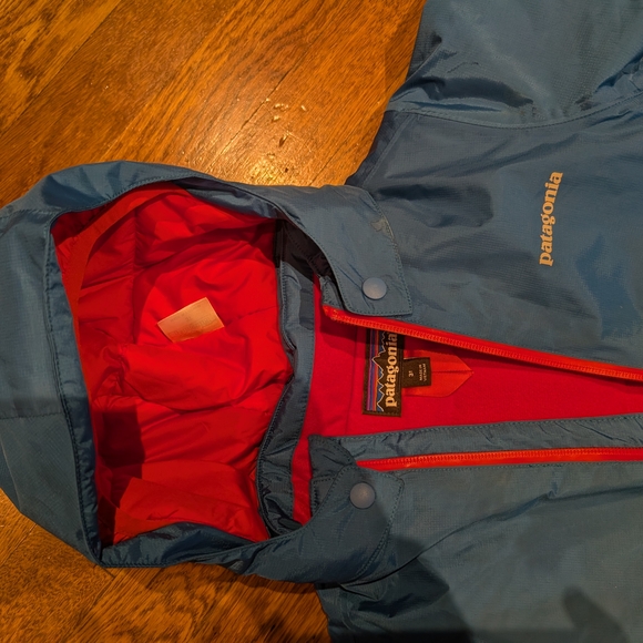 Patagonia Blue Snowsuits with Red and Brown Details. Price Is For One. - Picture 2 of 3